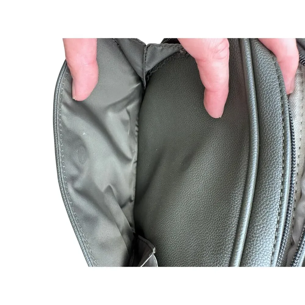 AYLA & CO Ayla Fanny Pack Purse Vegan Leather Olive Green